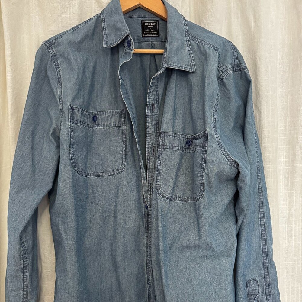 Densim shirt by Todd Snyder
